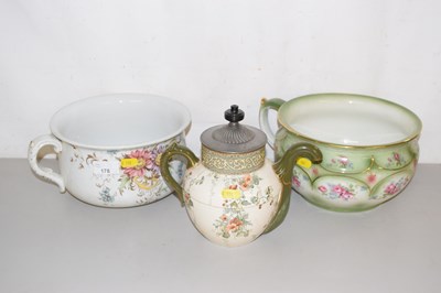 Lot 178 - A Royles patent self pouring teapot together...