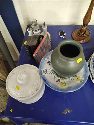 Lot 1 - Mixed Lot: Assorted ceramics, tazza etc