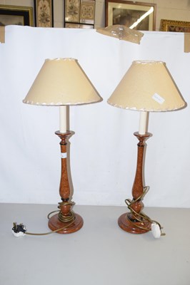 Lot 3 - A pair of modern table lamps
