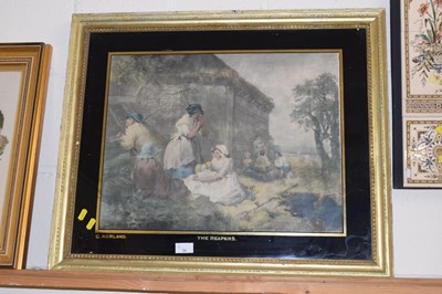Lot 36 - After George Morland coloured print The Reapers