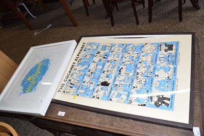 Lot 280 - A framed print by Paul Bowman, The Cockney...
