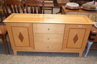 Lot 294 - Modern light wood sideboard
