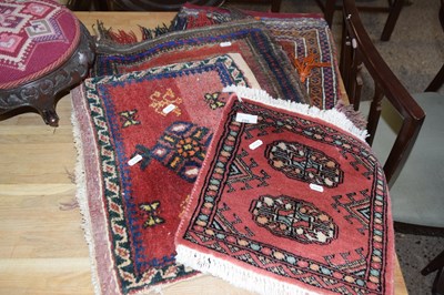 Lot 299 - Group of four various small saddle bags and...