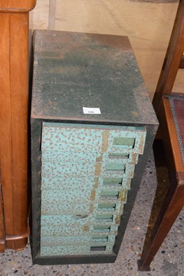 Lot 306 - A metal office chest