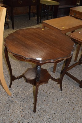 Lot 312 - A late 19th Century American walnut two tier...