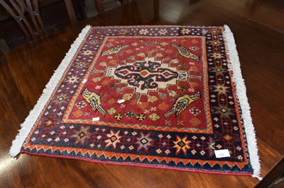 Lot 316 - Small 20th Century Middle Eastern prayer rug...