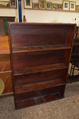 Lot 325 - A 19th Century open front mahogany bookcase