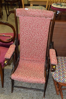 Lot 331 - A late Victorian folding campaign type chair