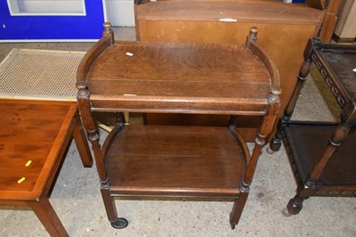 Lot 337 - An oak tea trolley