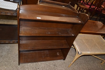 Lot 340 - Early 20th Century open front bookcase