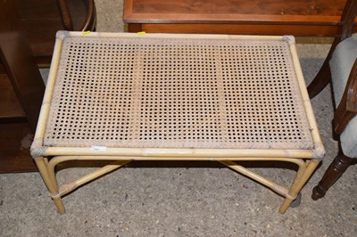 Lot 341 - Cane topped table