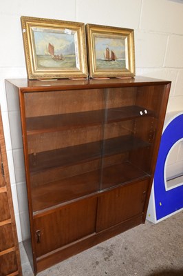 Lot 348 - A retro Herbert Gibbs bookcase cabinet with...