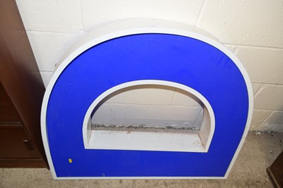 Lot 350 - A large metal framed sign to evern form an...