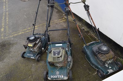 Lot 433 - 3 hayter lawn mowers