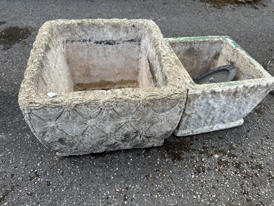 Lot 267c - Two sqaure Planters