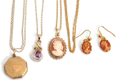 Lot 150 - A mixed lot jewellery: to include a 9ct...