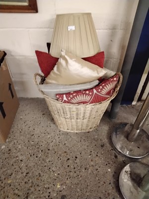 Lot 273 - Basket of cushions