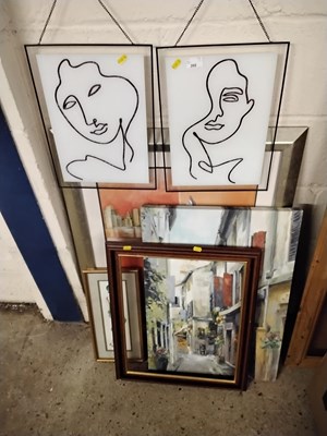 Lot 268 - Various reproduction prints and picture frame