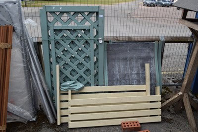 Lot 120a - Wooden seated arch (Love Seat)