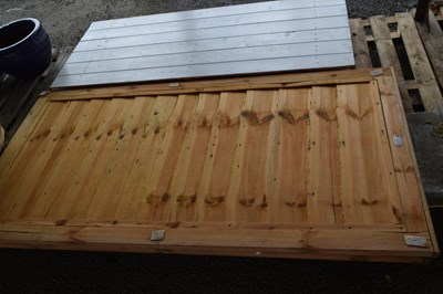 Lot 142a - Pair wooden gates