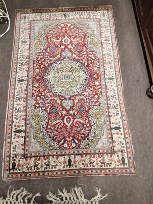 Lot 574 - A small 20th Century Middle Eastern silk mix...