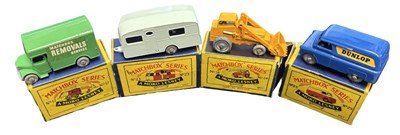 Lot 135 - Four Matchbox Series / Moko Lesney boxed...
