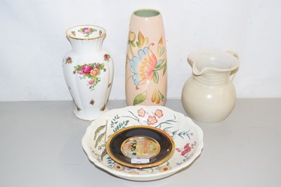 Lot 20 - Mixed Lot: Royal Albert Old Country Rose vase...