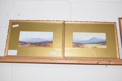 Lot 30 - S.Muller a pair of studies of Highland landscapes