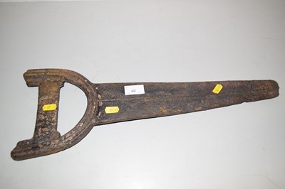 Lot 40 - A cast iron boot scraper