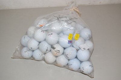 Lot 52 - A bag of assorted golf balls