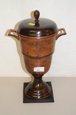 Lot 82 - A bronze effect covered vase