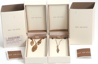 Lot 229 - Kit Heath: a Kit Heath silver and gold plated...