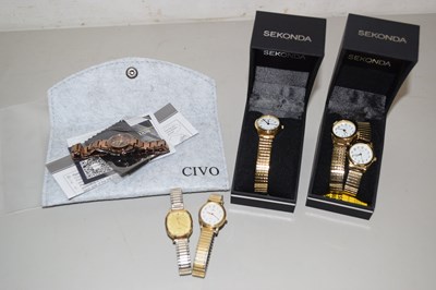 Lot 102 - Mixed Lot: Ladies wristwatches