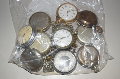 Lot 108 - Mixed Lot: Assorted pocket watches, base metal...
