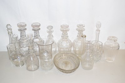 Lot 148 - Group of various 19th Century and later clear...
