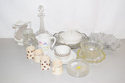 Lot 170 - Mixed Lot: Glass bowls, Adams tea wares,...