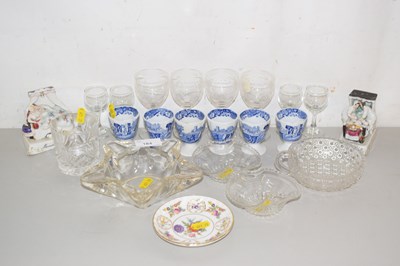 Lot 184 - Mixed Lot: Spode egg cups, sherry glasses,...