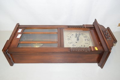 Lot 212 - An early 20th Century mahogany cased wall clock