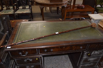 Lot 285 - A walking stick with a resin handle