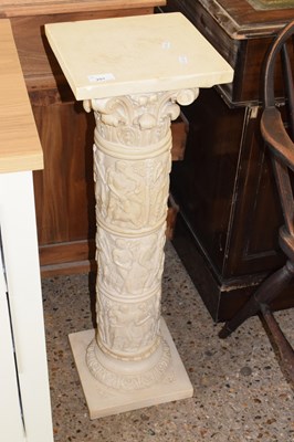 Lot 291 - A classical style composition plant stand