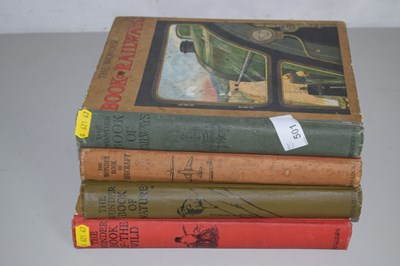 Lot 501 - Four The Wonder Book of ....