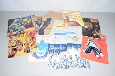 Lot 502 - Quantity of circus programs and others