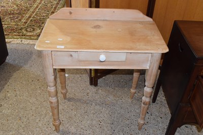 Lot 327 - A Victorian pine side table