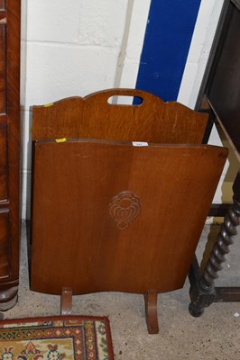 Lot 337 - Two oak fire screens