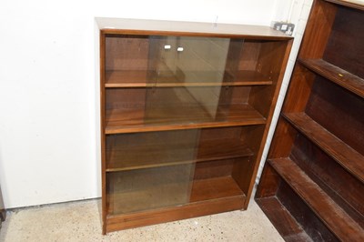 Lot 346 - A retro mid Century bookcase cabinet with...
