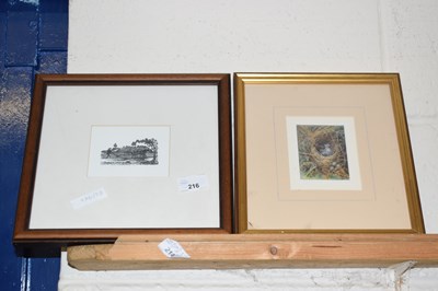 Lot 214 - After Thomas Bewick, engraving of a ploughing...