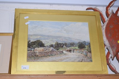 Lot 215 - Miller Smith, study of an upland lane with...