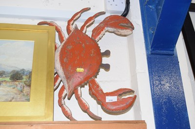 Lot 216 - A large model crab