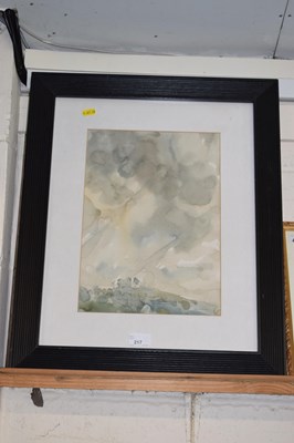 Lot 217 - John Sims, abstract watercolour study, framed...