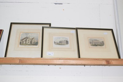 Lot 227 - Three Victorian coloured engravings of views...